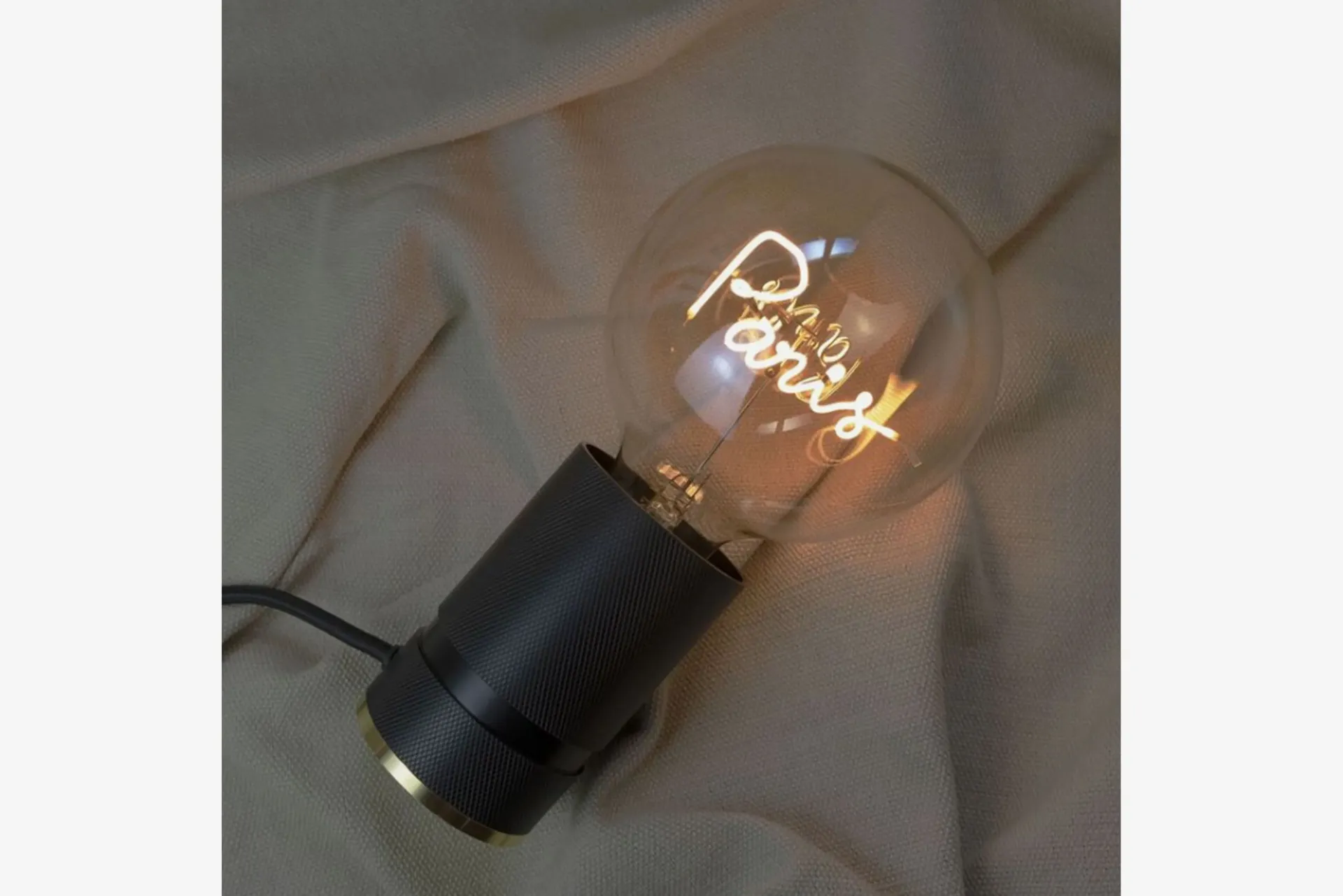 Message In The Bulb-Lamp Base (Madison)
