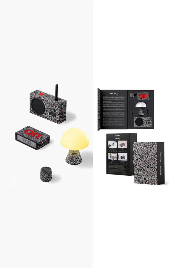 LEXON - GIFT SET - LEXON KEITH SHARING LOVE BLACK