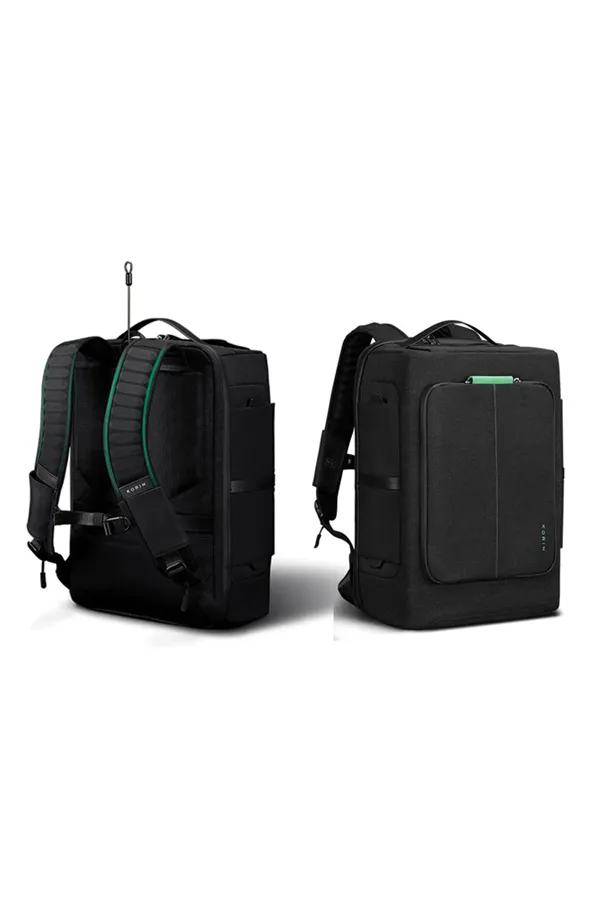KORIN-Hub Pack 33 | Slash Proof Backpack- KY025 (Black/Grey)